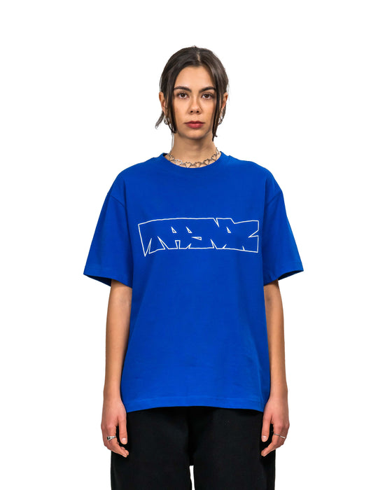 Graffiti Logo Tee - Blue - TARMAC