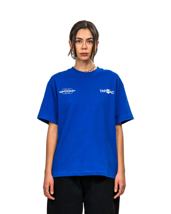 Double Logo Tee - Blue - TARMAC