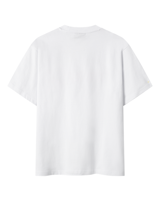 T-Shirt mit „T“-Logo – weiß