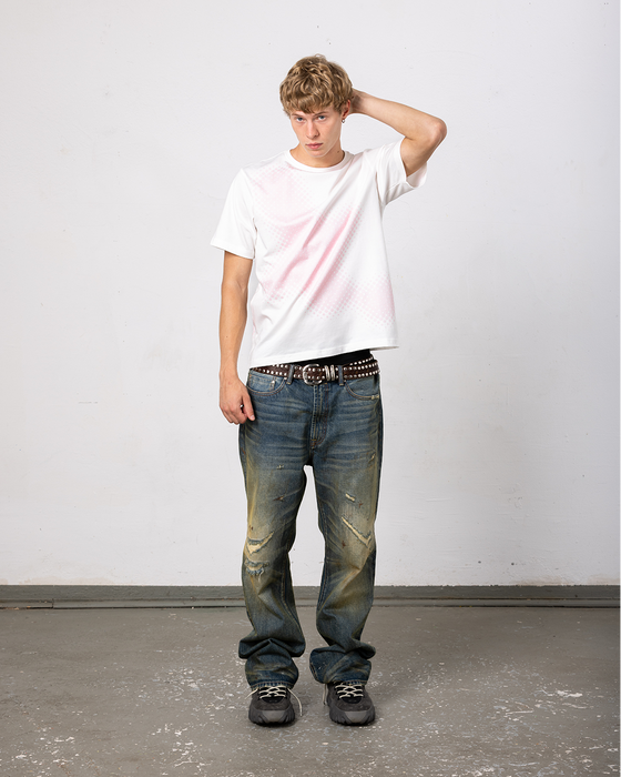 DualTech™ Halftone Tee - white