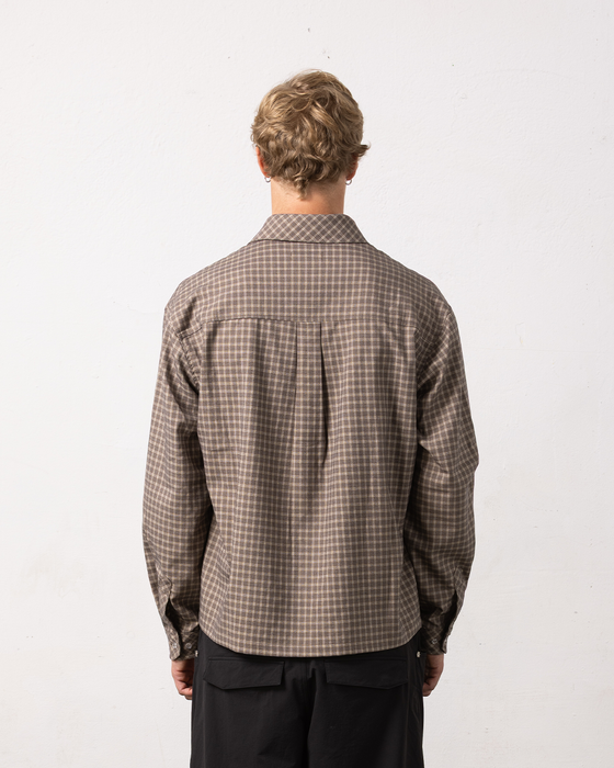 Edelweiss Plaid Shirt - brown