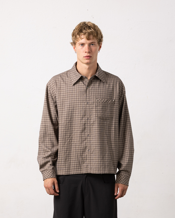 Edelweiss Plaid Shirt - brown