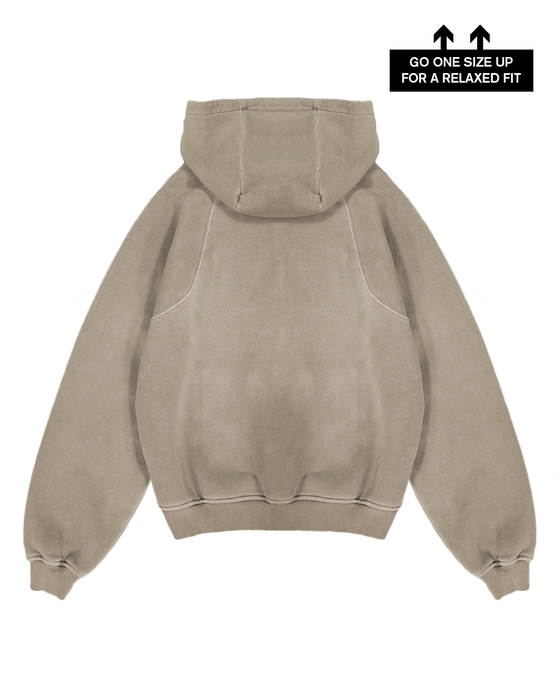 Vintage Baselayer Hoodie X 140F - sand