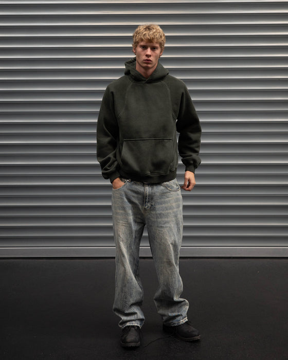 Vintage Baselayer Hoodie X 140F - slate grey