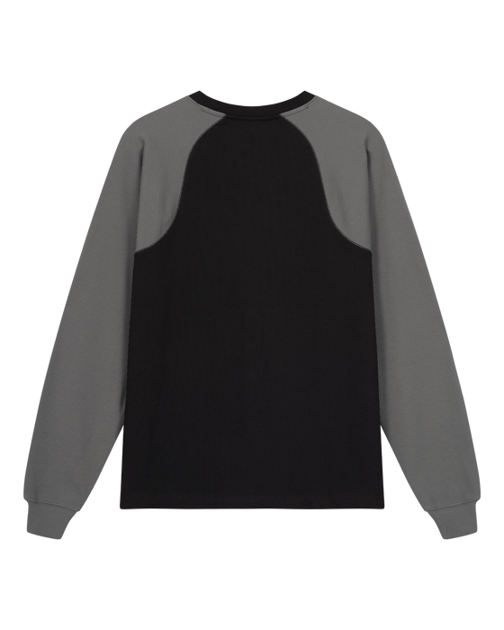 Baselayer Twotone Langarmshirt - Schwarz