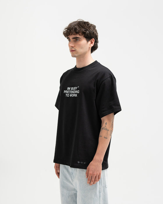 IM BUSY Tee - Black