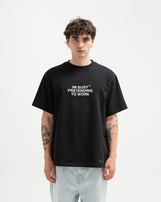 IM BUSY Tee - Black