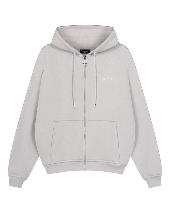 Baselayer Zip Hoodie - Lightgrey