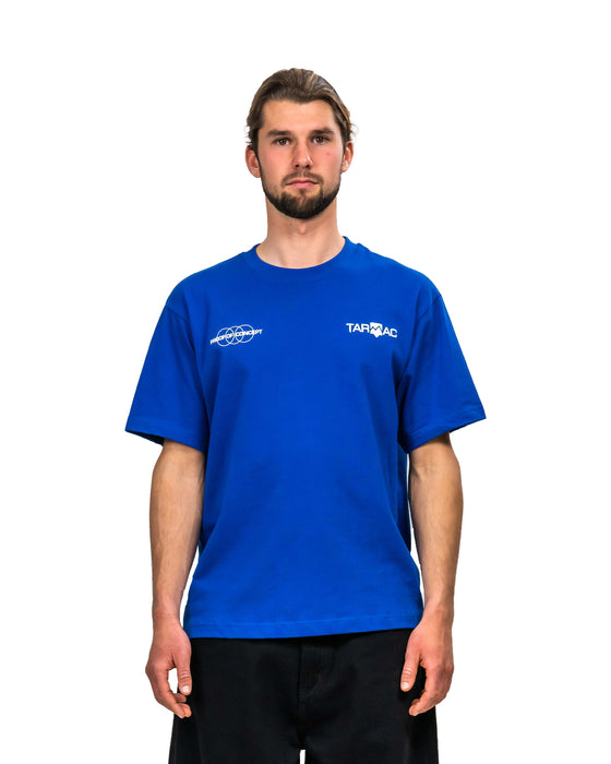 Double Logo Tee - Blue - TARMAC