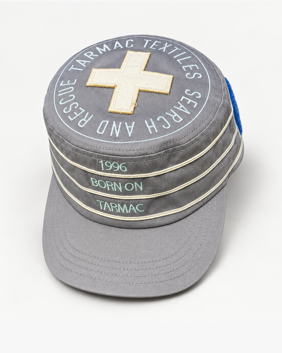 Born on Tarmac Pillbox Cap - grey