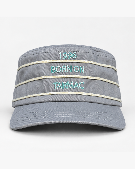 Born on Tarmac Pillbox Cap - grey