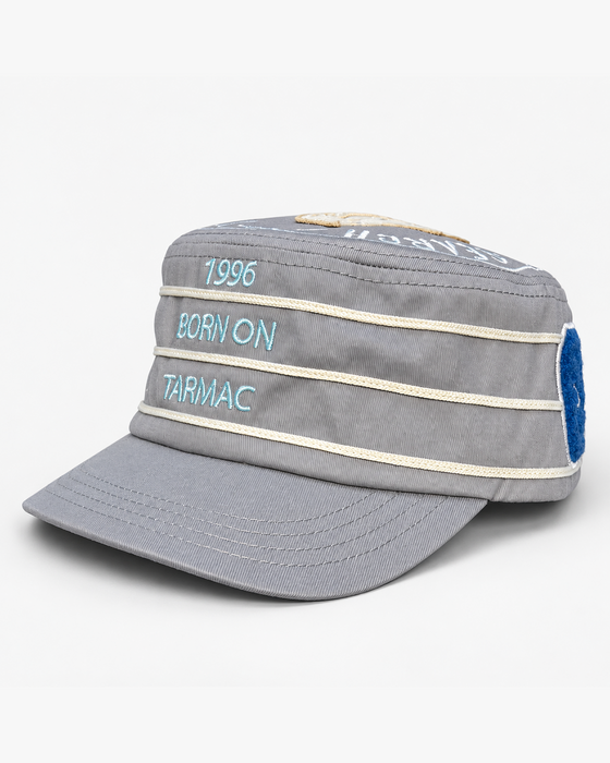 Born on Tarmac Pillbox Cap - grey