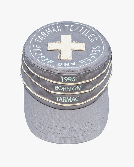 Born on Tarmac Pillbox Cap - grey