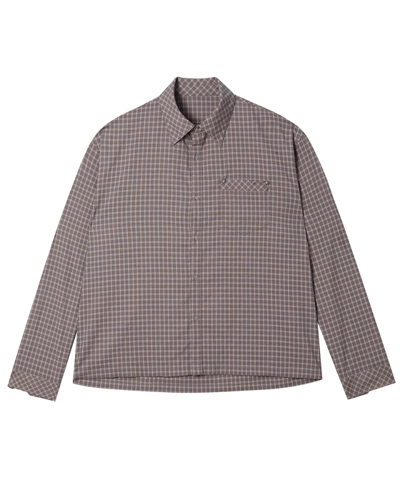Edelweiss Plaid Shirt - brown