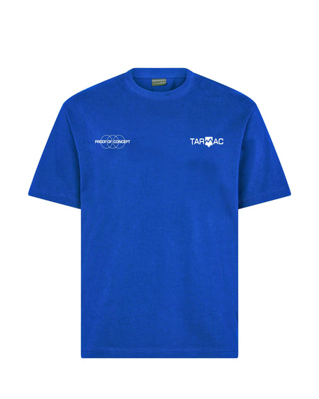 Double Logo Tee - Blue - TARMAC