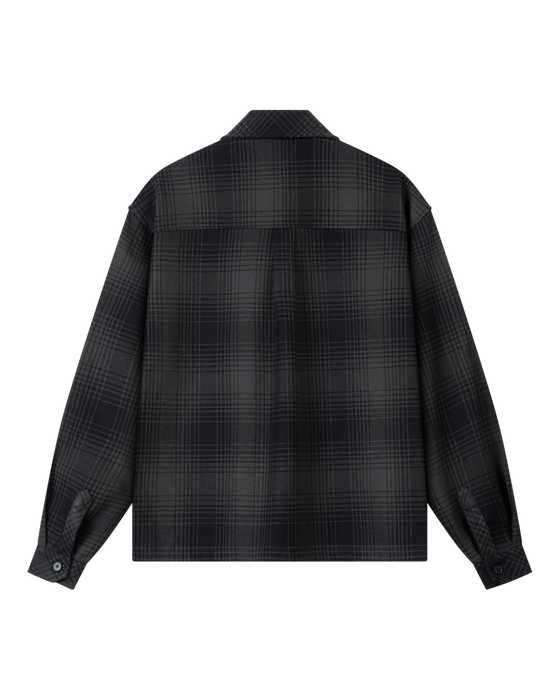HEAVY FLANNEL SHIRT - Black/Grey