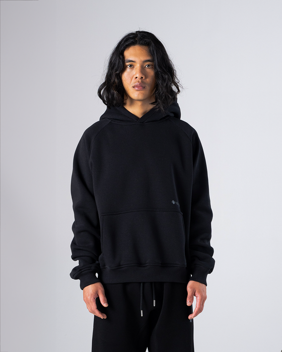 Baselayer-Hoodie - Schwarz