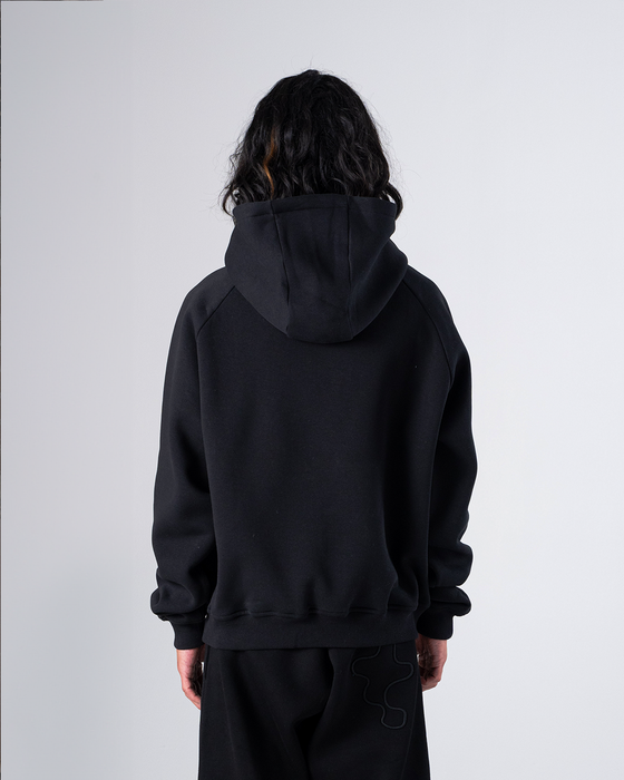 Baselayer-Hoodie - Schwarz