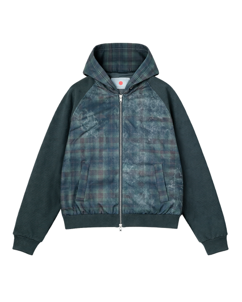 ジャケット・アウター 90's old uniqlo shell jacket check plaid Plaid Shell Jacket - Green