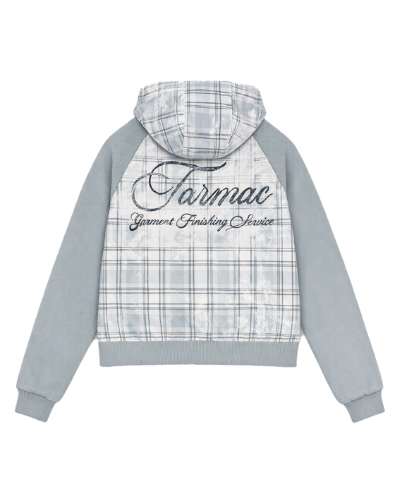 Plaid Shell Jacket - White