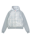 Plaid Shell Jacket - White