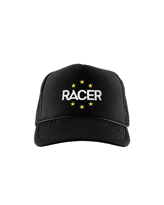 Racer Trucker Cap - Black