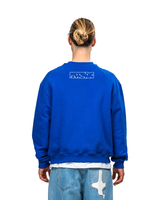 Logo Raglan Sweater - blue - TARMAC