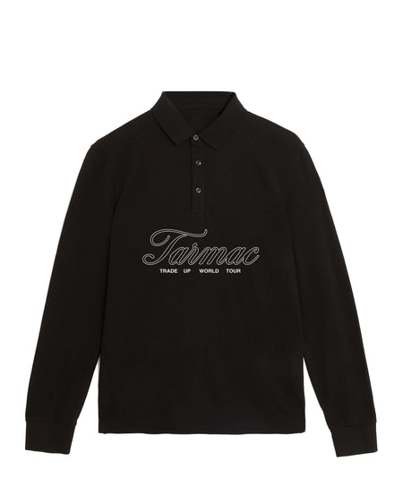 Tarmac polo long sleeve - black - TARMAC