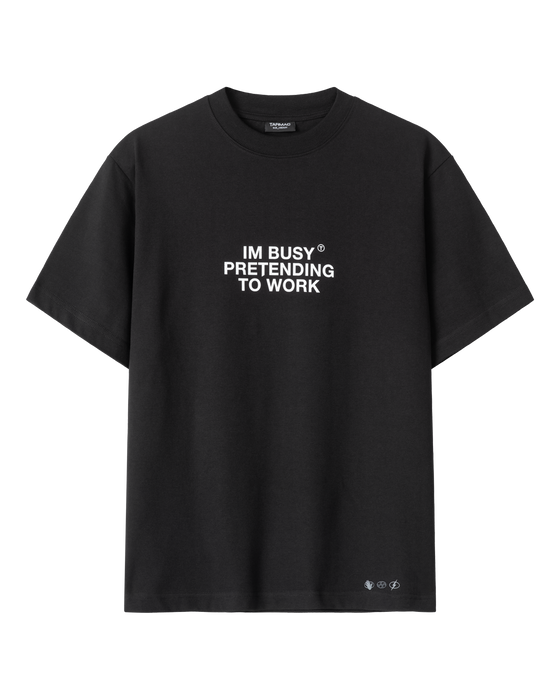 IM BUSY Tee - Black