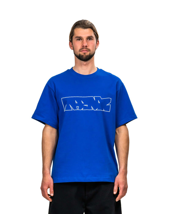 Graffiti Logo Tee - Blue - TARMAC