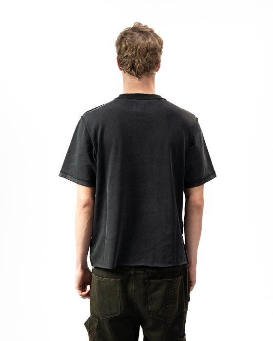 Mechanic Inside Out Tee - washed black