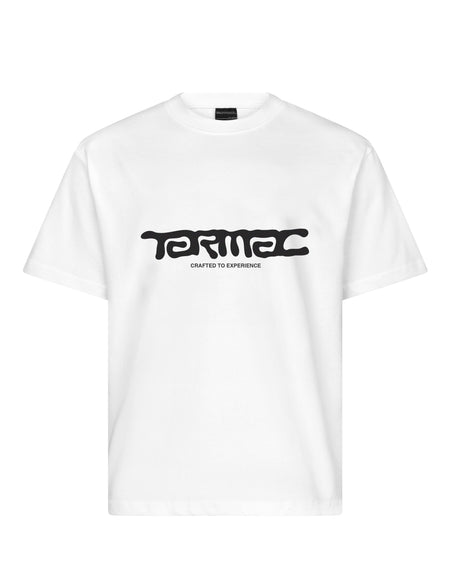 Sketch Logo Tee - White - TARMAC