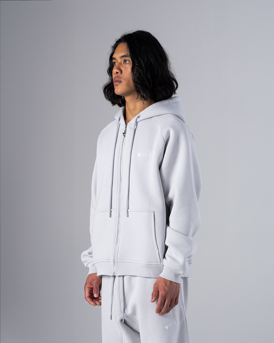 Baselayer Zip Hoodie - Hellgrau