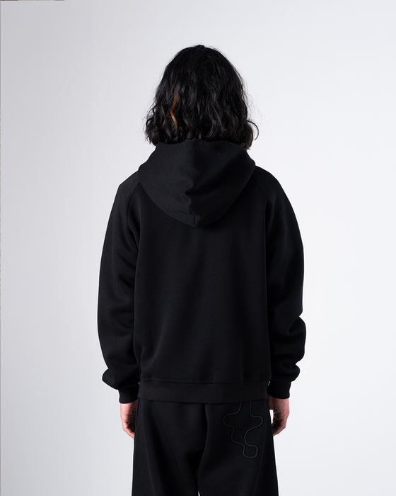 Baselayer Zip Hoodie - Black