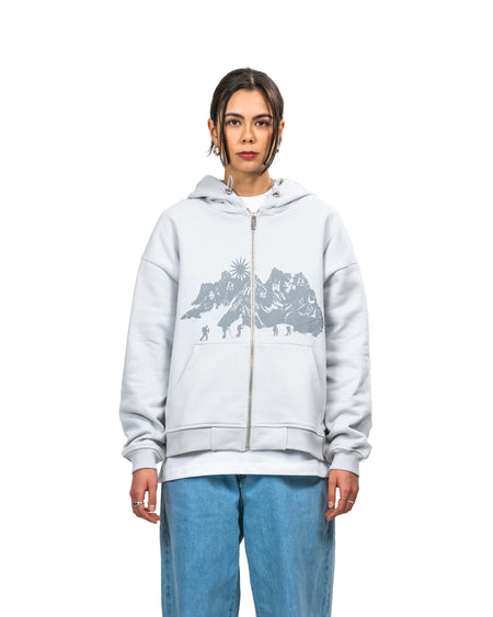 Tarmac Mountain Zip Hoodie - lightgrey - TARMAC