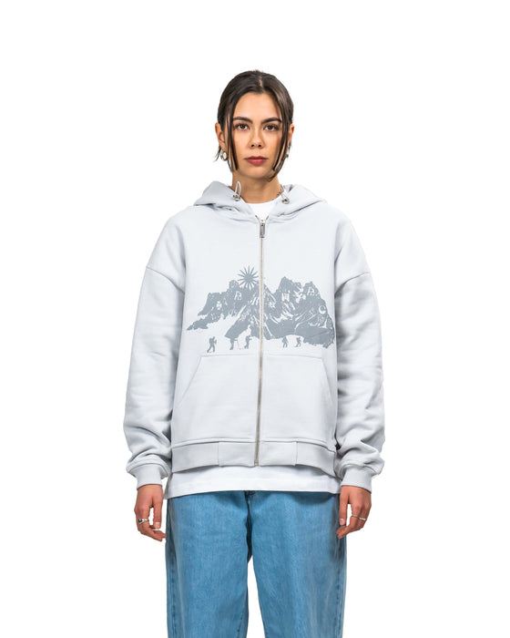 Tarmac Mountain Zip Hoodie - lightgrey - TARMAC