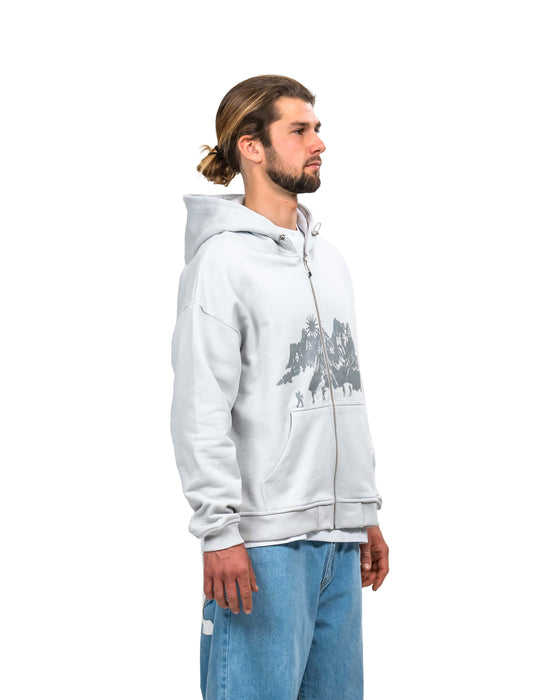 Tarmac Mountain Zip Hoodie - lightgrey - TARMAC